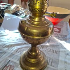 Old Brass Lamp for parts or repair Postage Available or Collection