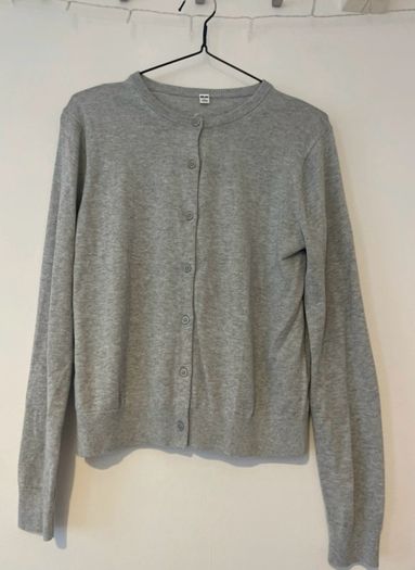 Uniqlo grey cardigan - Size Small