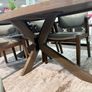 Oval Scandinavian Oak dining table, Like New Image 4