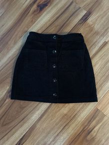Next black corduroy skirt age 7 excellent condition worn once!