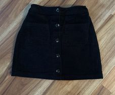 Next black corduroy skirt age 7 excellent condition worn once!