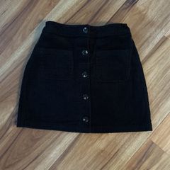 Next black corduroy skirt age 7 excellent condition worn once!
