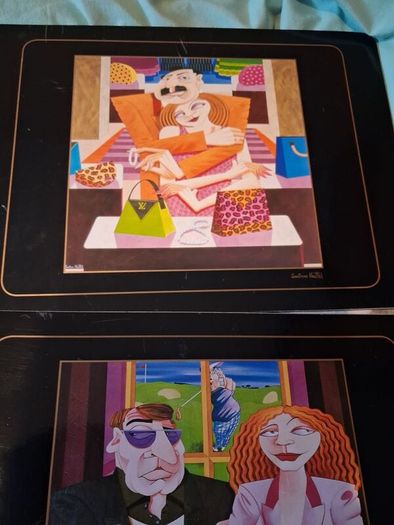 Set of 7 Jonathan Knuttel tablemats