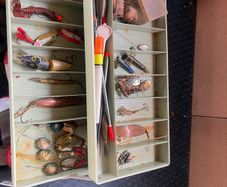 Vintage fishing rods & gear