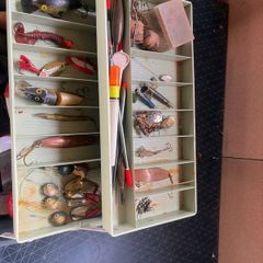 Vintage fishing rods & gear