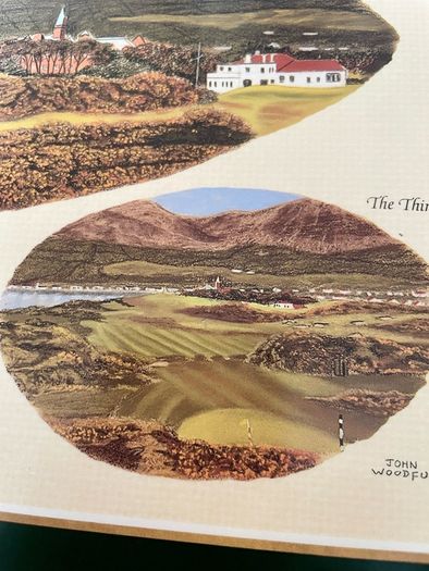 Six Vintage Irish Golfing Greats by Pimpernel Place Mats with Tips from Christy O Connor Senior