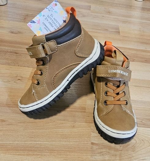 Lumberjack leather toddle boy boots