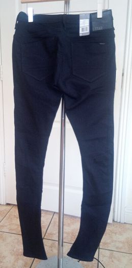 New G-Star Mid Rise Black Skinny Jeans