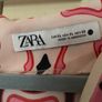 Zara Bloggers Insta Famous Pink Geometric Print Long Dress  Size XL UK 14 Image 7