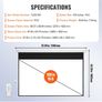 Motorized Projector Screen 100 inch 16:9 4K 1080 HD Image 7