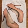 L.K. Bennett Harper Blush Kid Leather High Heeled Court Shoes Image 5