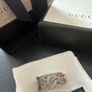 Gucci garden buckle sterling silver heavy ring Image 3