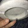 White heavy marble ashtray Image 8