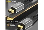 CableDeconn Premium 2M 8K@60Hz/4K@144Hz Mini DisplayPort (DP) v1.4 Male/Male Nylon Braided Gold Plated Cable (Brand New/Warranty)