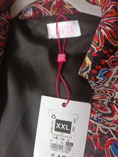 Savada Pandora Wrap Chain Dress.   S.46  - 16. . B.N.W.T
