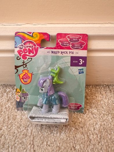 My Little Pony Friendship is Magic Maud Rock Pie Mini Figure Hasbro approx. 4.5 cm. Damaged Box Please see photos
