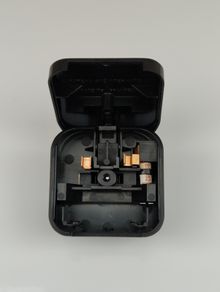EU Flat Cord to UK Plug Adapter