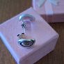 Sterling Silver Earrings Scroll Image 2