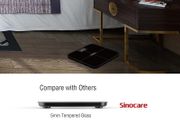 Digital Bathroom Scales Weighing Scale, High Precision Sensors Bluetooth Health Analyzer with Smart App, Body Weight Scale