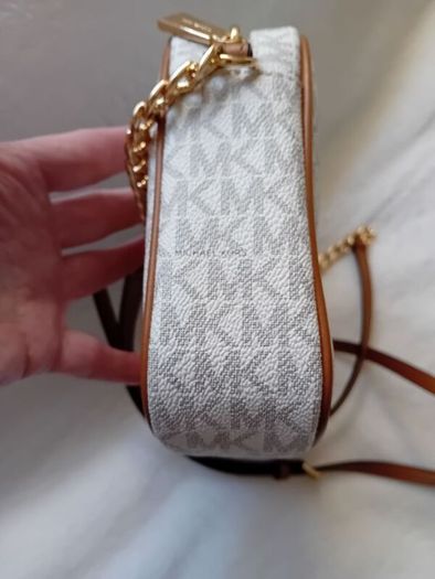 Michael Kors Jet Set Large Logo Crossbody Bag - Vanilla - BNWT RRP 295
