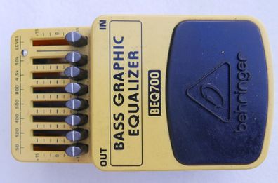 Behringer BEQ700 Bass Graphic Equalizer pedal