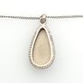 Vinage 835 Silver Delft Ceramic Necklace Image 4