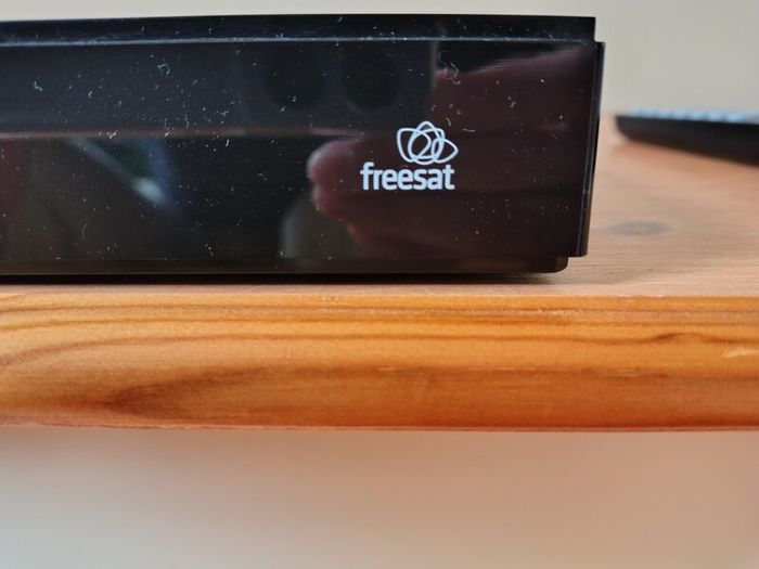 Grundig Freesat Box with Remote for Parts or Repair.