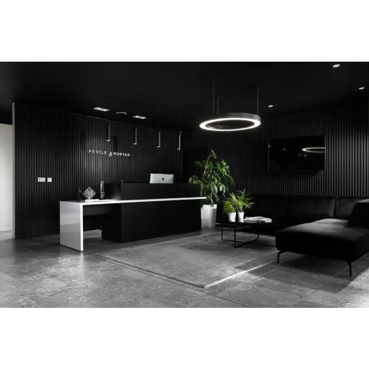 Wall Panelling - Slat Wall Panel Anthracite 290x16.8cm
