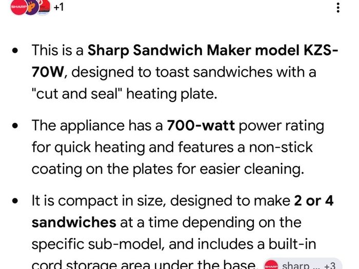 sandwich maker