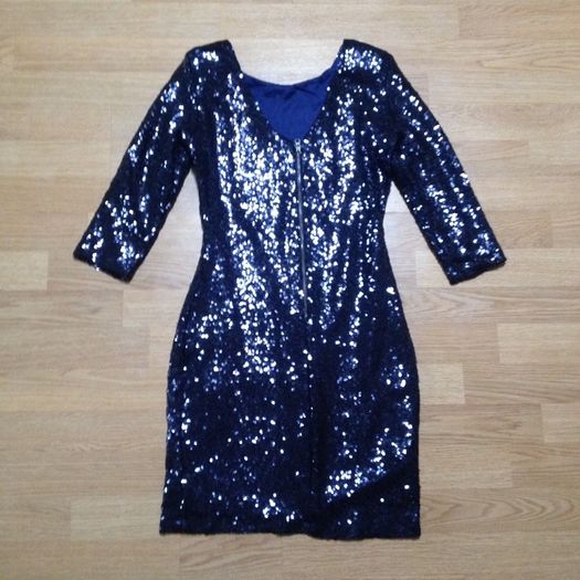 Sparkly sequin mini dress