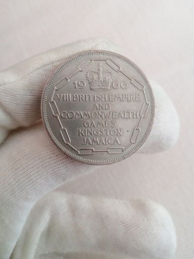 1966 Jamaica 5 Shillings Coin