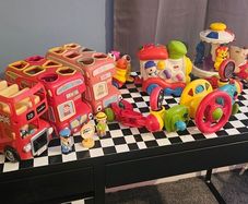 Collection of baby toddler toys