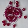 Pink Agate beads, Jewellery making supplies, Craft supplies, Gemstone beads/ Image 3