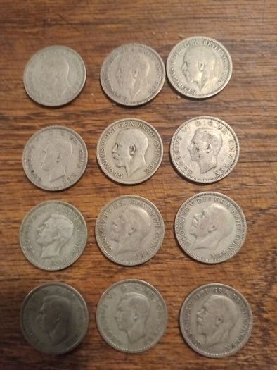 Silver shillings