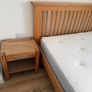 Oak bedside lockers Image 4
