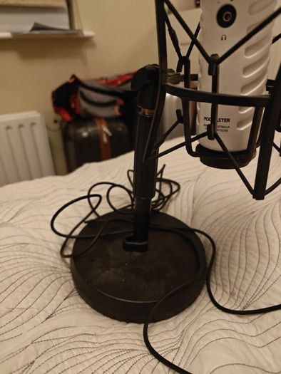 Rode podcaster usb mic & Audio-technica headphones