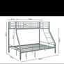 Double & Single Bunk Bed Image 4