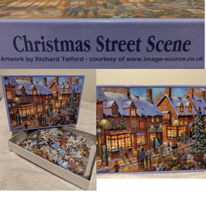 Christmas Street Scene Jigsaw Puzzle