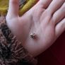Authentic Pandora Alphabet Letter v Sterling Silver W/ 14Kt Gold Retired Pandora Image 3