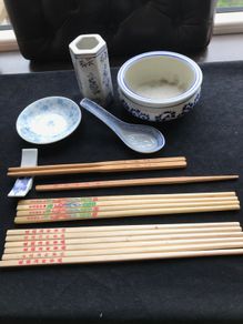 Chinese ornaments + Chopsticks