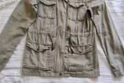 New Look green cotton jacket in very good condition see last three photos for exact measurements FREE STANDARD POSTAGE INCLUDED