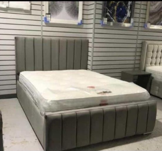 Double Bumber Bed Frame and Mattress