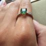 9ct Gold Green Tourmaline Ring Image 2