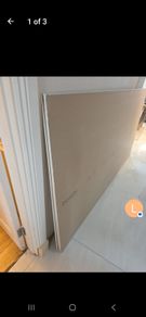 3 sheets of 3/8 plasterboard free must be collected today . don't not request unless you can collect