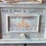 2x wooden home decor Image 4