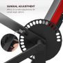 Adjustable Preacher Curl Bench Multi Functional Weight Bench with Elbow Pad and Handlebar Image 5