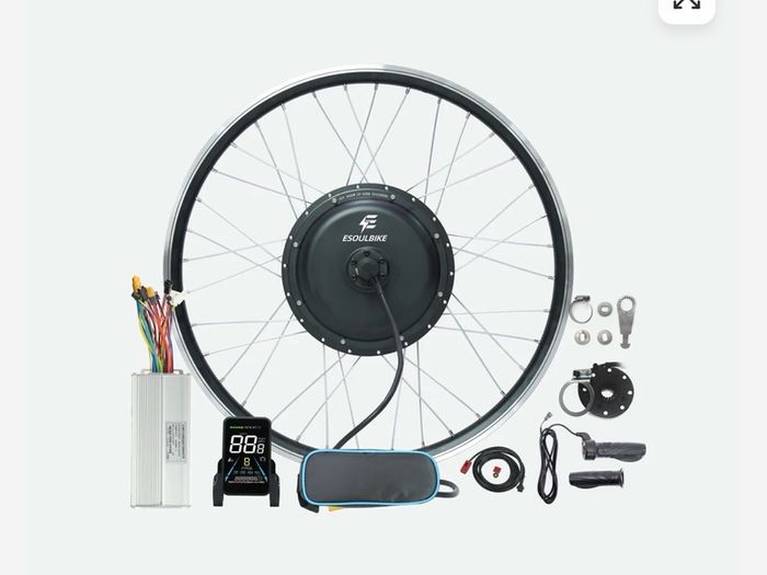 eSoulbike 52V 2000W Rear Hub Ebike Conversion Kit