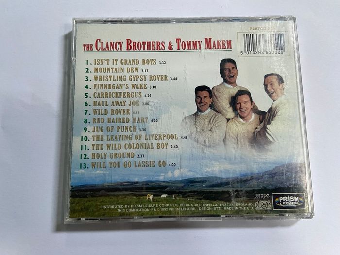 The Clancy Brothers & Tommy Maken CD Live in Concert