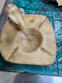 Alabaster ashtray