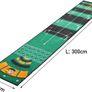 Golf Mat, Putting Mat, Golf Putting Mat with Non Slip 300cm X 50cm Putting Mat Indoor Outdoor Golf for Home, Garden, Office, Green Image 2